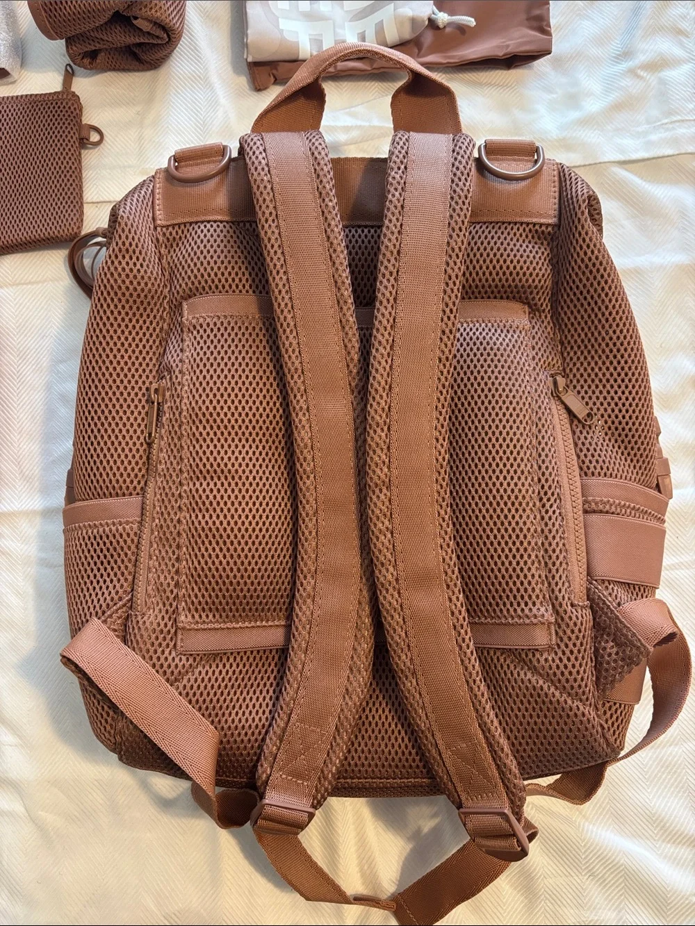 NEW Dagne Dover Diaper Backpack Warm Dust Air Mesh